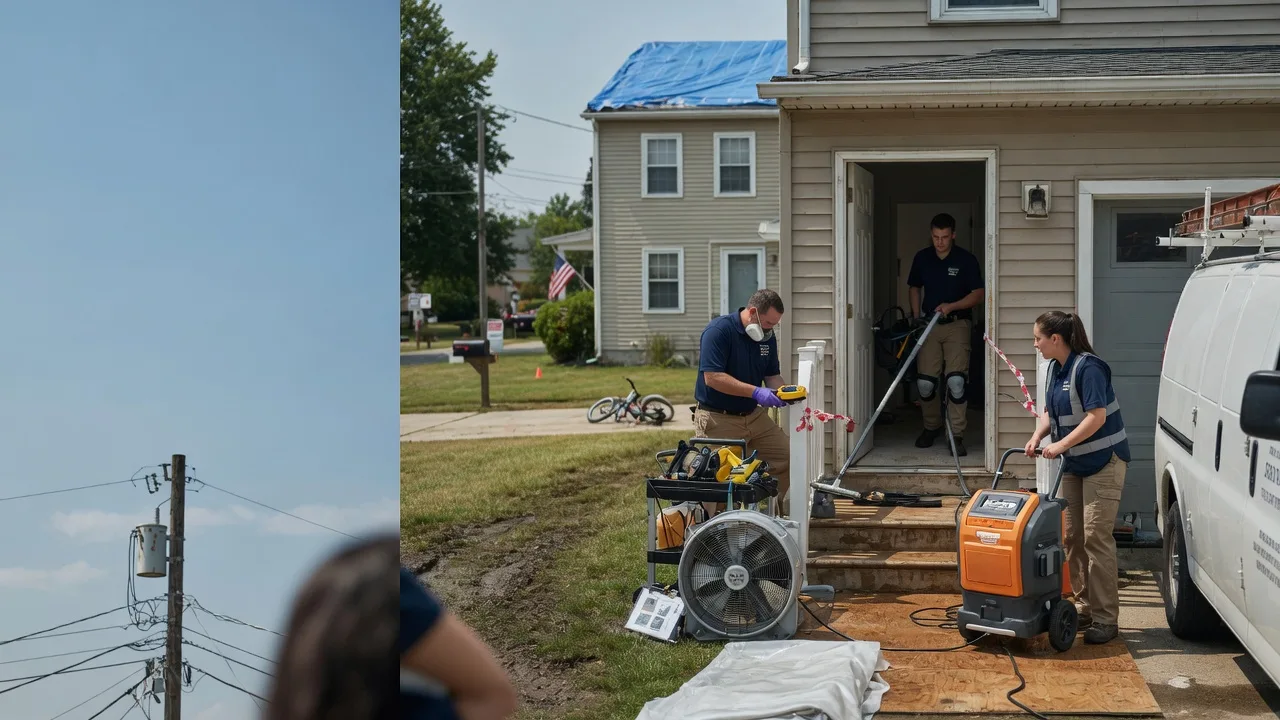Water Damage Repair in Cromwell, IN near me